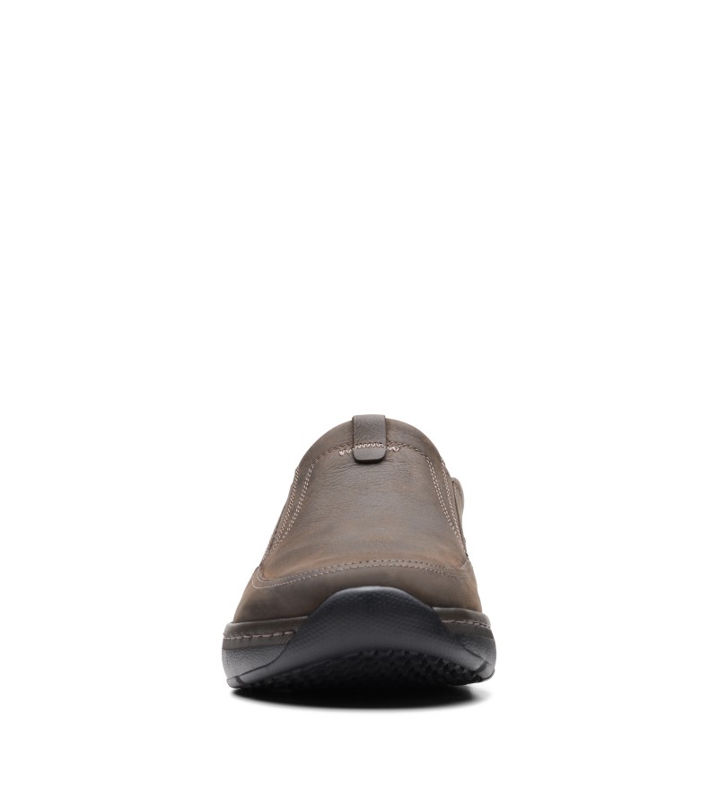 Clarks - ClarksPro Step Dark Brown Tumbled Leather